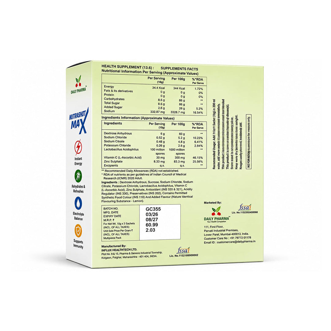 Nutrashot Max (Lemon)